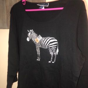 Zebra top